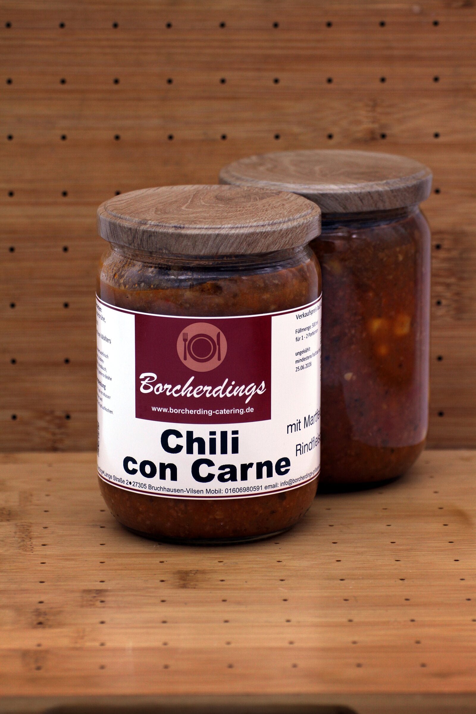 Chili con Carne – 500 ml – Vorderseite